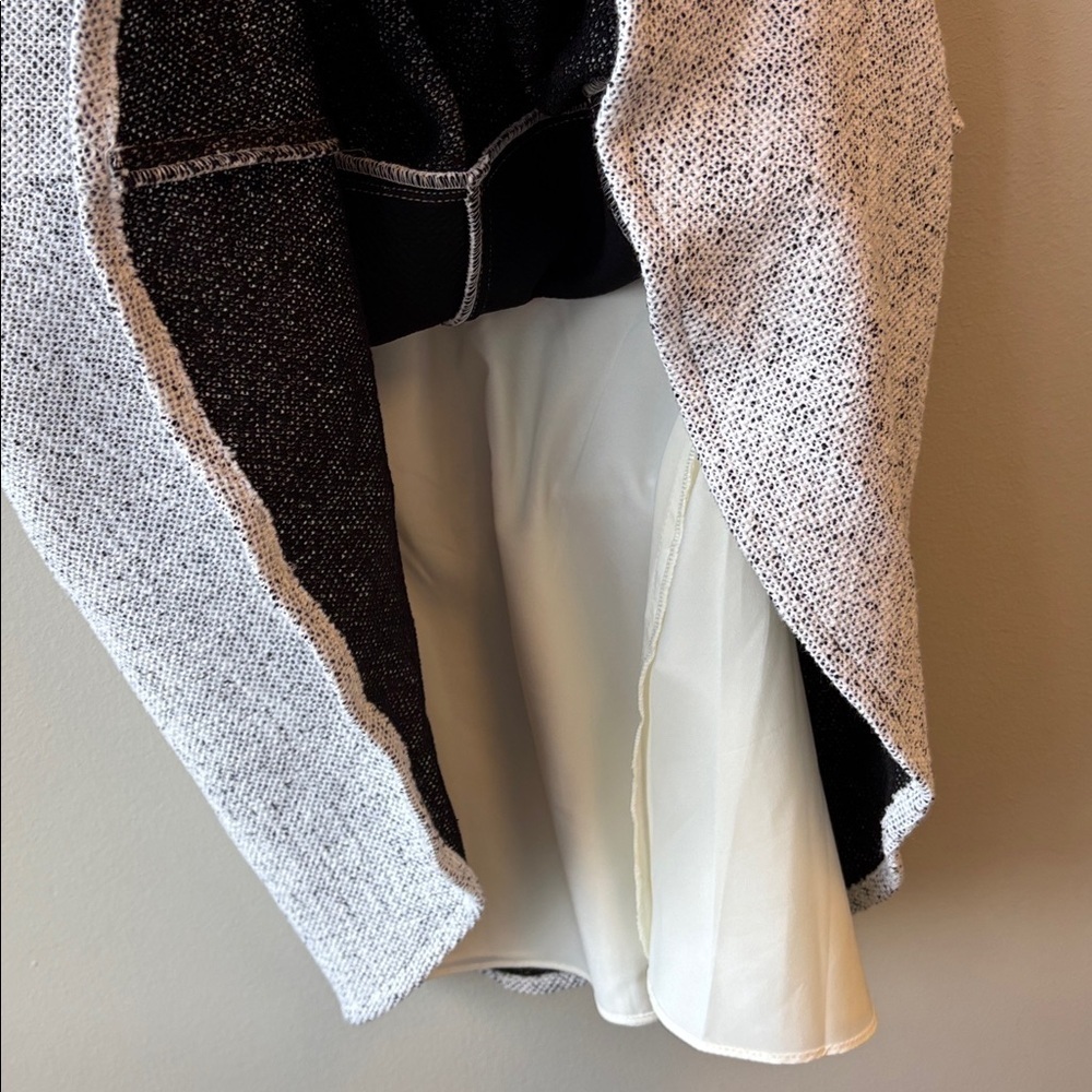 Shoshanna Chic Gray Tweed Dress with Black Accents - Picture 6 of 8